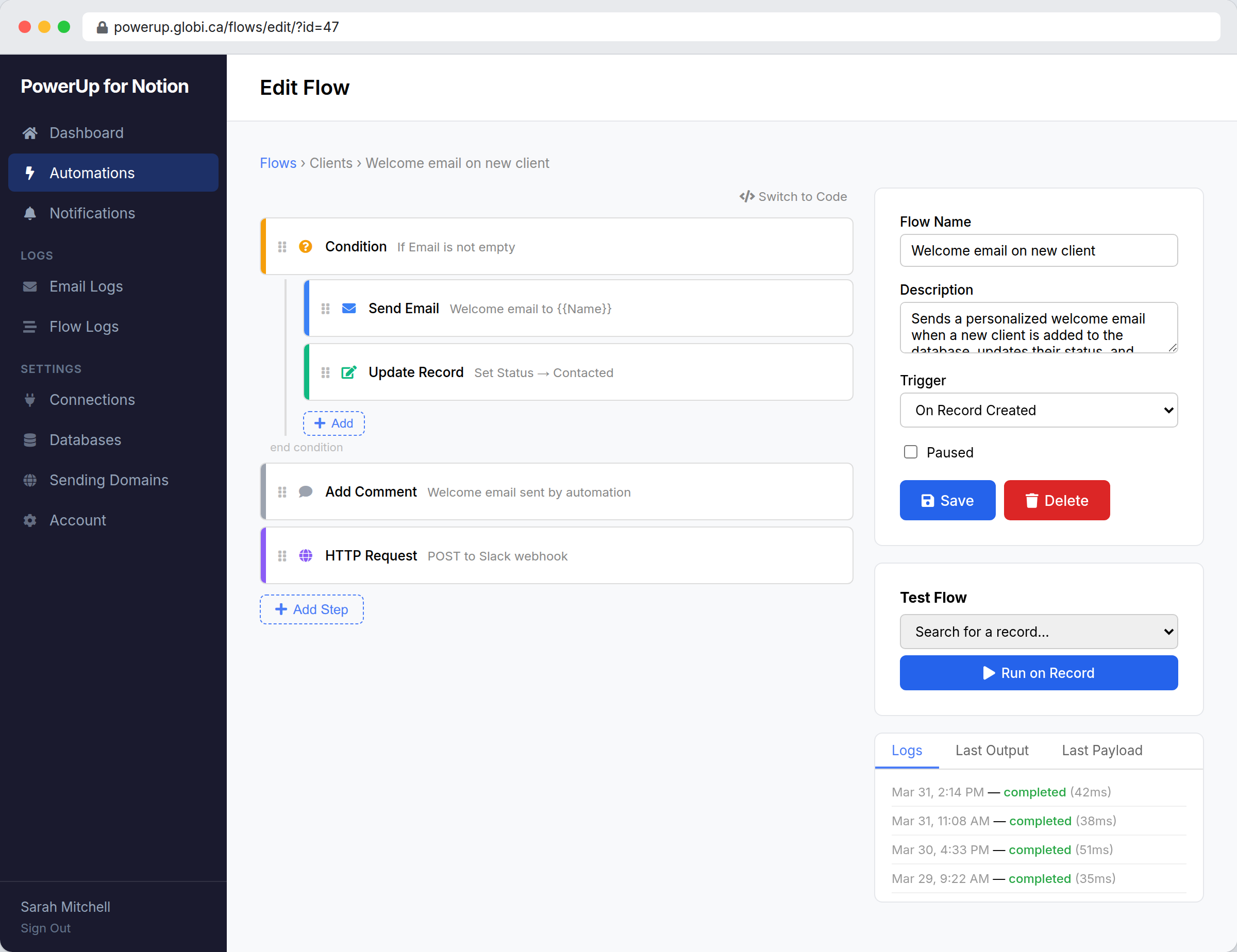 PowerUp for Notion screenshot